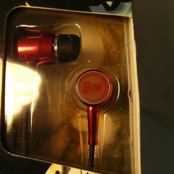 NEW DAVID BOWIE EAR BUD HEADPHONES NM 00439 - Picture 5 of 12